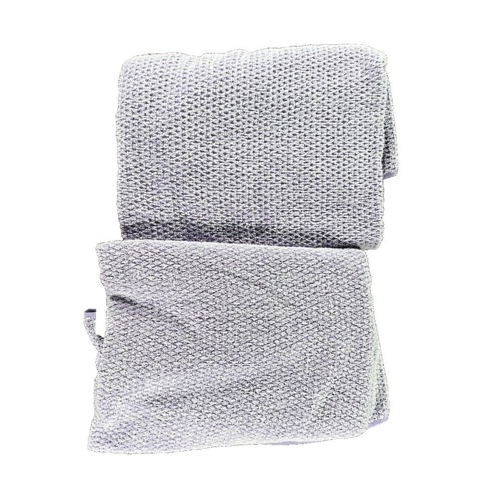 Everplush Lavender Diamond Collection Oversized Bath Towels 2 Pack 64x34